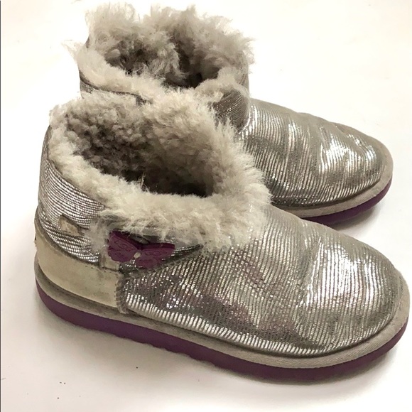 UGG Mini Bailey Button Lizard Boots - Picture 12 of 15